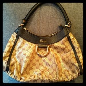 Gucci D Ring Hobo Shoulder Bag (Like New)